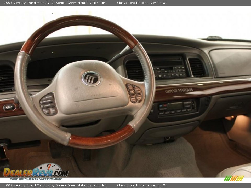 2003 Mercury Grand Marquis LS Spruce Green Metallic / Light Flint Photo #7