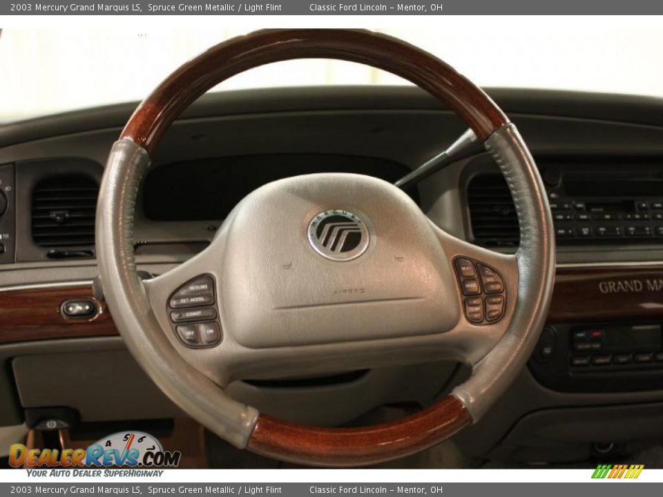 2003 Mercury Grand Marquis LS Spruce Green Metallic / Light Flint Photo #8