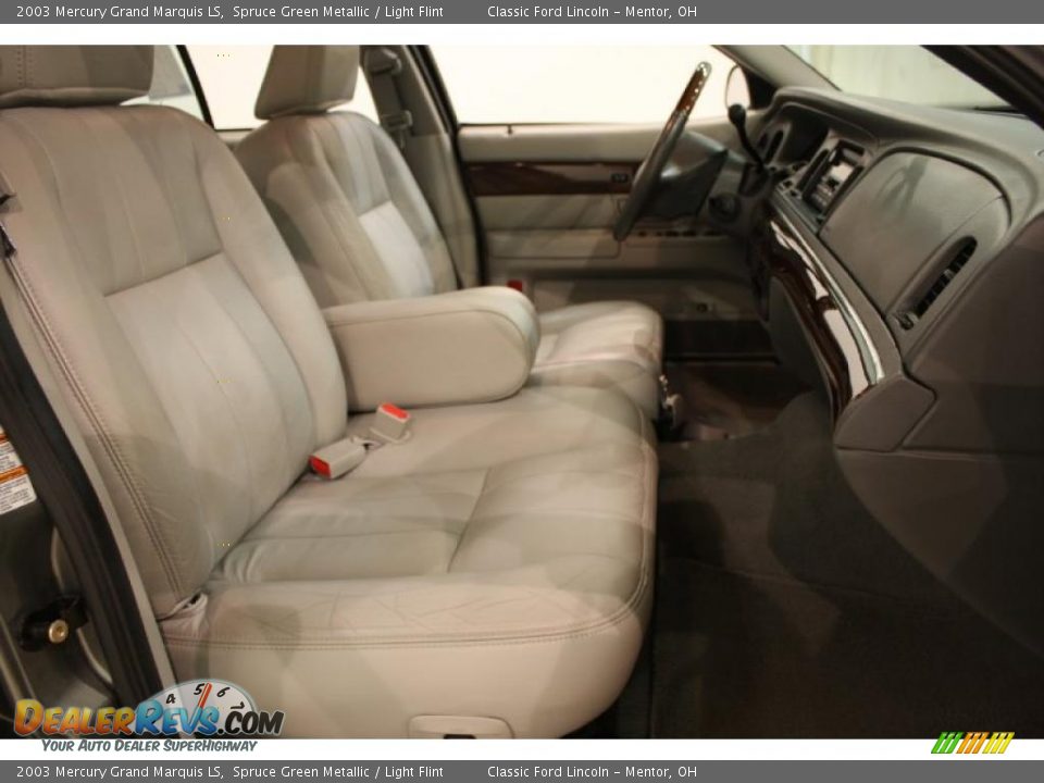 2003 Mercury Grand Marquis LS Spruce Green Metallic / Light Flint Photo #11