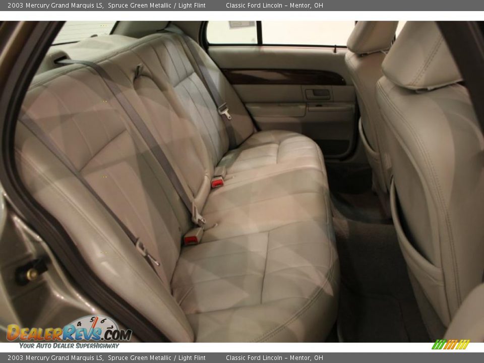2003 Mercury Grand Marquis LS Spruce Green Metallic / Light Flint Photo #12