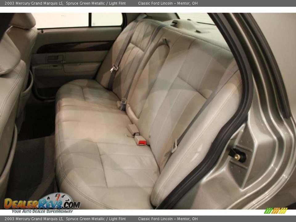 2003 Mercury Grand Marquis LS Spruce Green Metallic / Light Flint Photo #13
