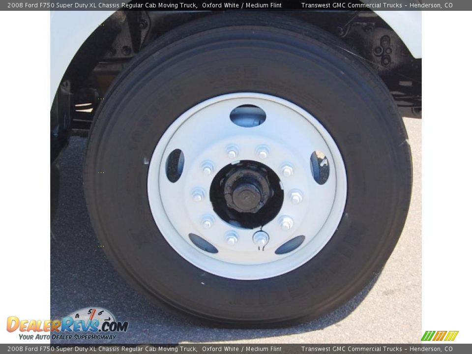 2008 Ford F750 Super Duty XL Chassis Regular Cab Moving Truck Wheel Photo #9