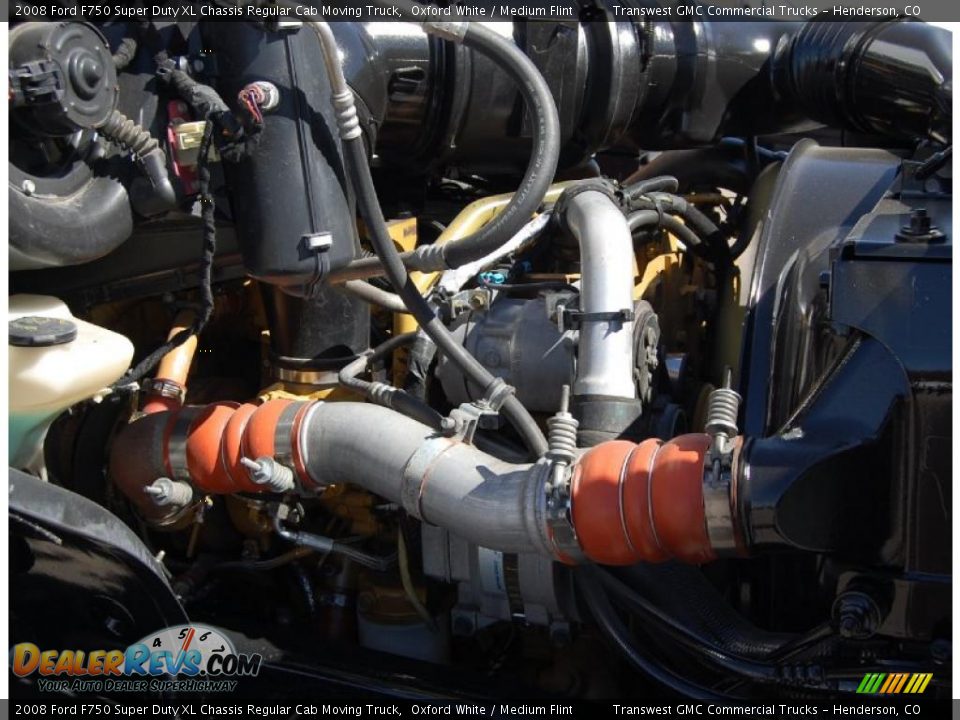 2008 Ford F750 Super Duty XL Chassis Regular Cab Moving Truck 7.2 Liter Caterpillar C7 Turbo-Diesel Inline 6 Cylinder Engine Photo #16