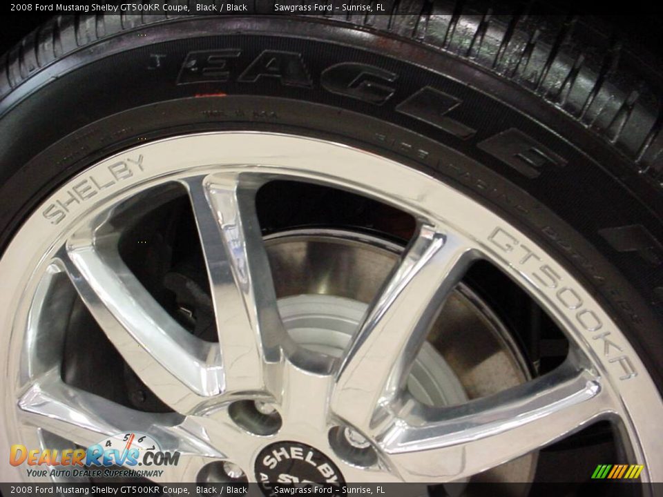 2008 Ford Mustang Shelby GT500KR Coupe Black / Black Photo #26