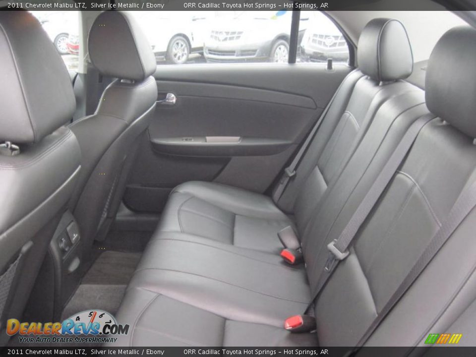 Ebony Interior - 2011 Chevrolet Malibu LTZ Photo #15