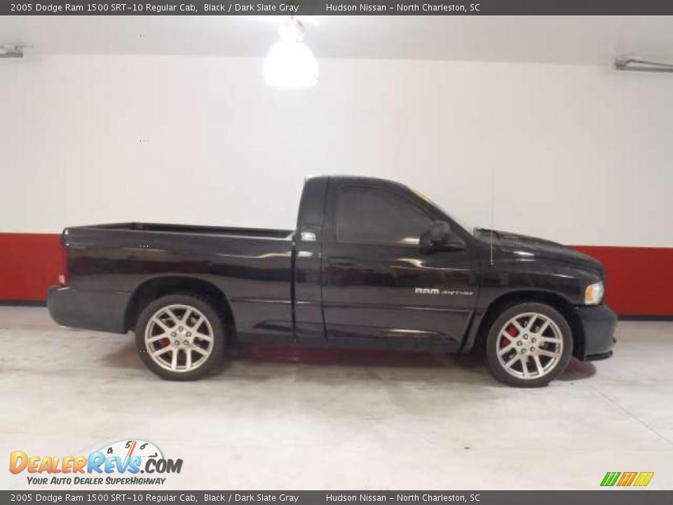 2005 Dodge Ram 1500 SRT-10 Regular Cab Black / Dark Slate Gray Photo #2