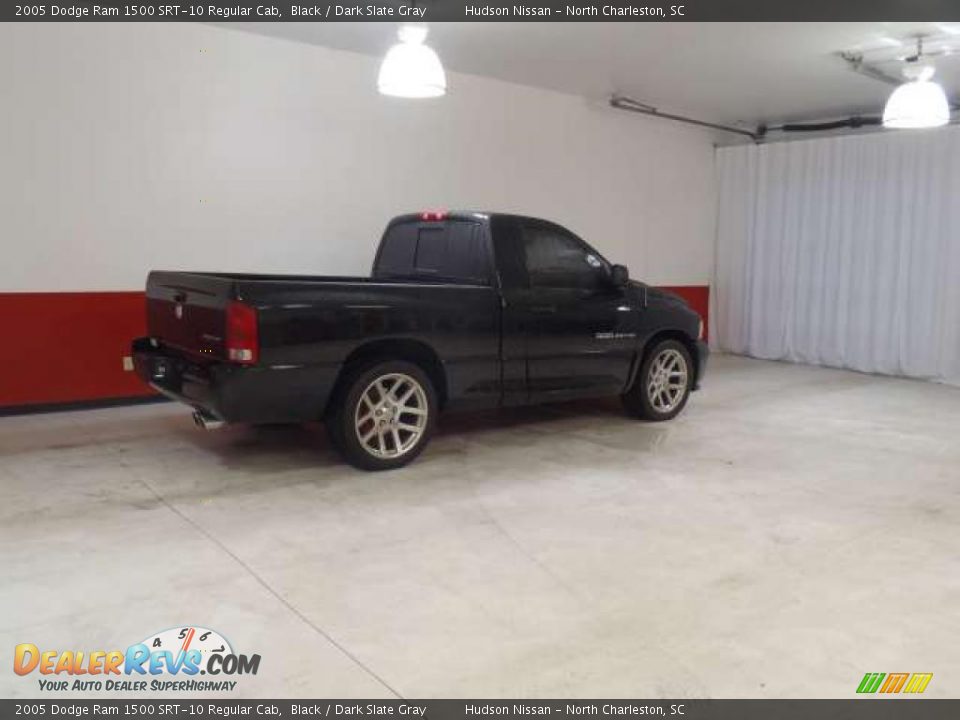 2005 Dodge Ram 1500 SRT-10 Regular Cab Black / Dark Slate Gray Photo #3