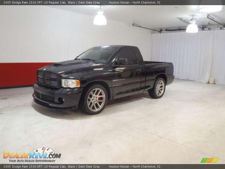 2005 Dodge Ram 1500 SRT-10 Regular Cab Black / Dark Slate Gray Photo #7