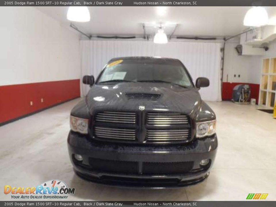 2005 Dodge Ram 1500 SRT-10 Regular Cab Black / Dark Slate Gray Photo #8