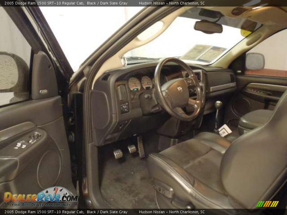 Dark Slate Gray Interior - 2005 Dodge Ram 1500 SRT-10 Regular Cab Photo #9