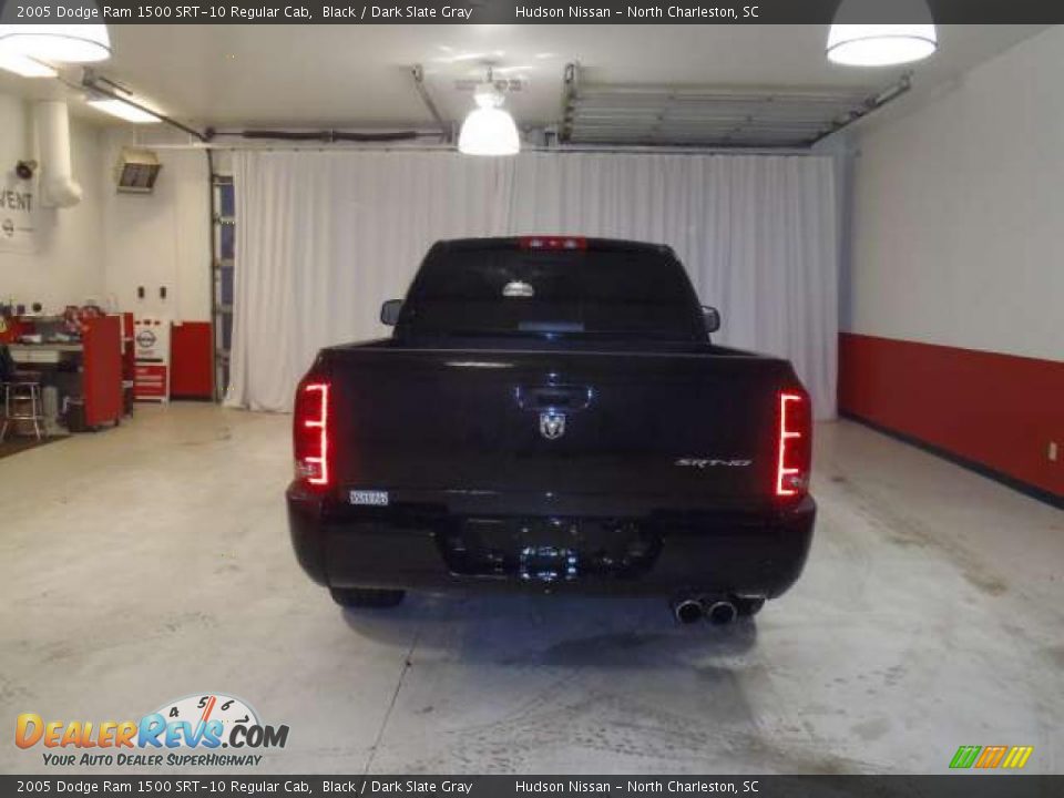 2005 Dodge Ram 1500 SRT-10 Regular Cab Black / Dark Slate Gray Photo #13