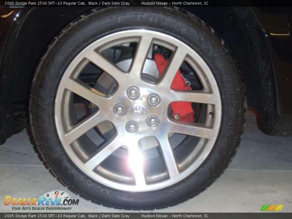 2005 Dodge Ram 1500 SRT-10 Regular Cab Black / Dark Slate Gray Photo #15