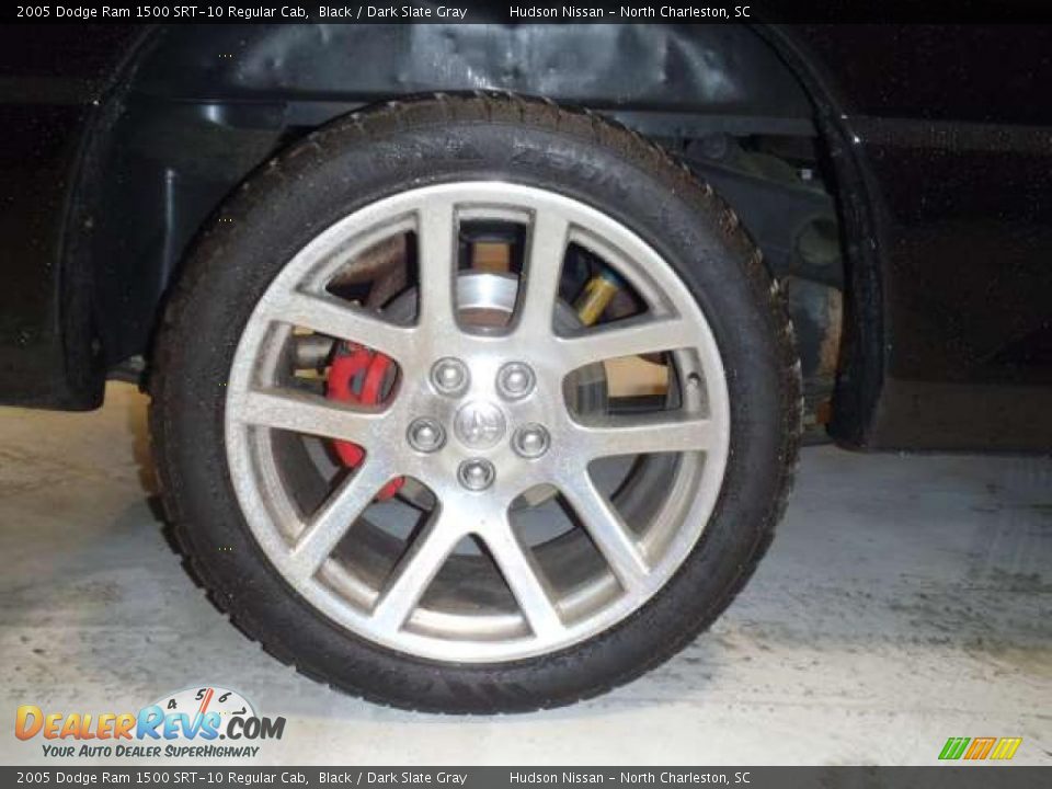 2005 Dodge Ram 1500 SRT-10 Regular Cab Black / Dark Slate Gray Photo #17