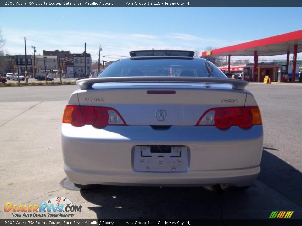 2003 Acura RSX Sports Coupe Satin Silver Metallic / Ebony Photo #5