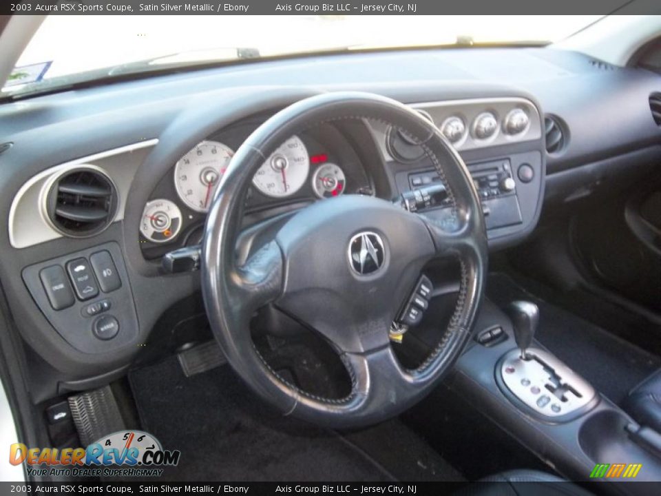 2003 Acura RSX Sports Coupe Satin Silver Metallic / Ebony Photo #8