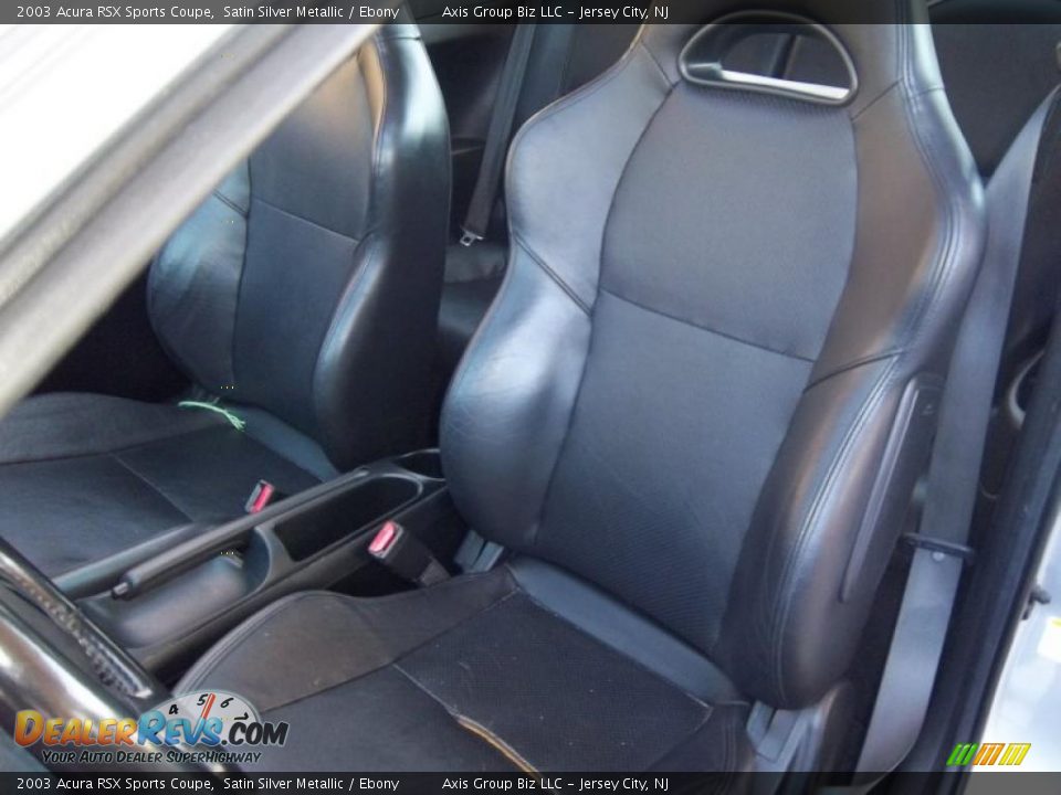 Ebony Interior - 2003 Acura RSX Sports Coupe Photo #10