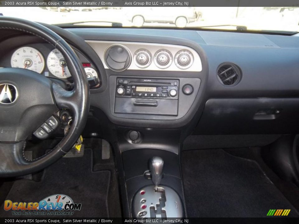 2003 Acura RSX Sports Coupe Satin Silver Metallic / Ebony Photo #12