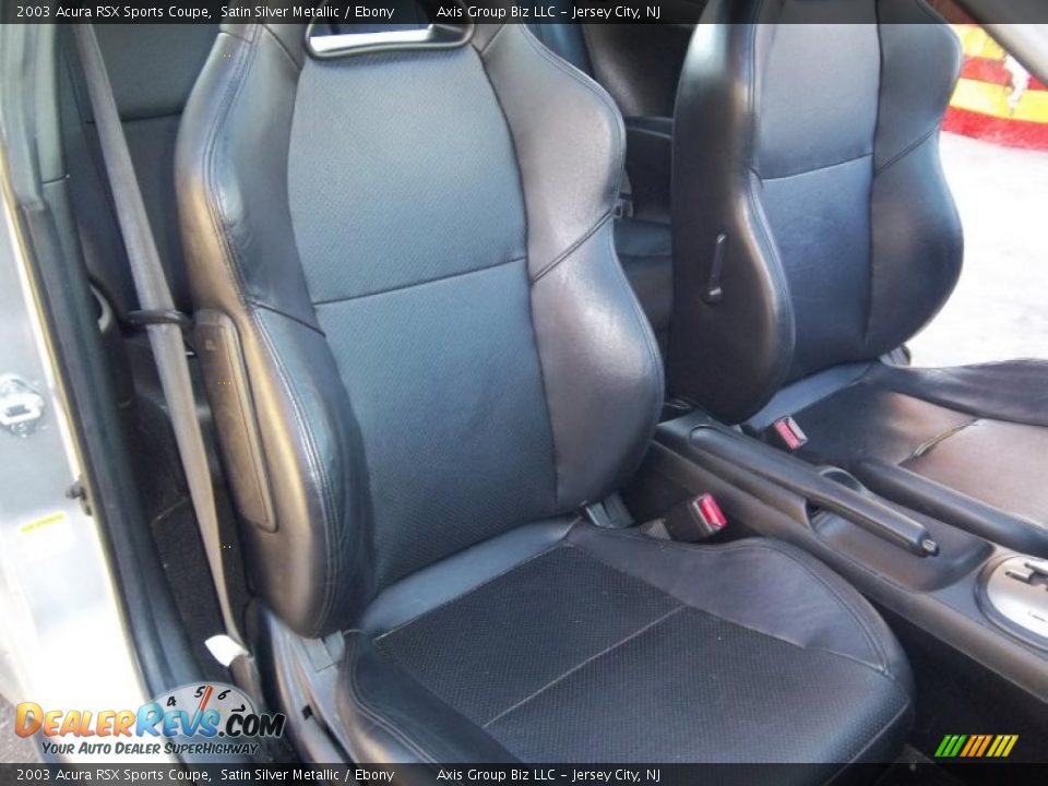 Ebony Interior - 2003 Acura RSX Sports Coupe Photo #15