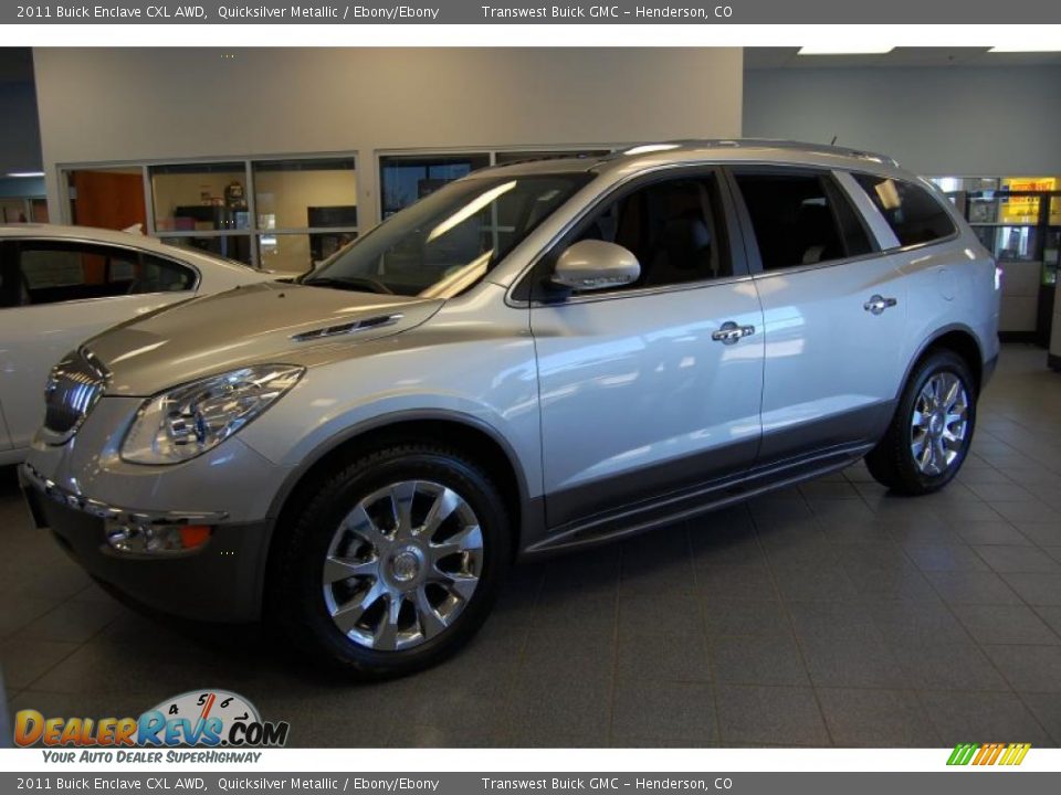 2011 Buick Enclave CXL AWD Quicksilver Metallic / Ebony/Ebony Photo #1