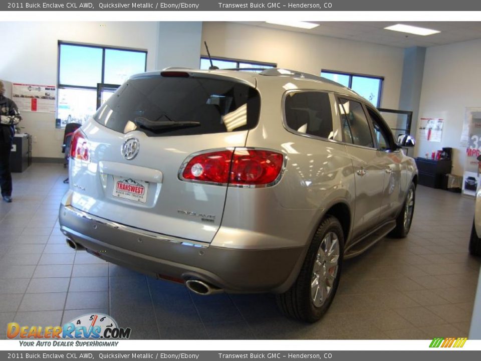 2011 Buick Enclave CXL AWD Quicksilver Metallic / Ebony/Ebony Photo #5
