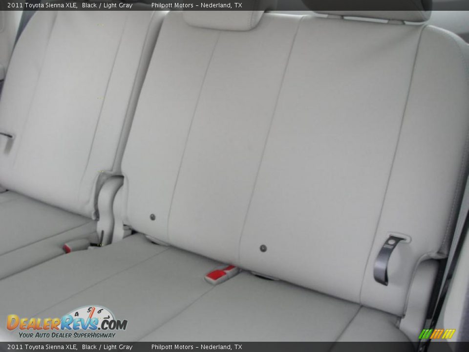 2011 Toyota Sienna XLE Black / Light Gray Photo #25