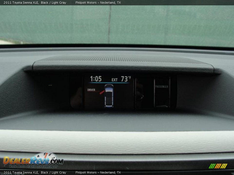 2011 Toyota Sienna XLE Black / Light Gray Photo #35