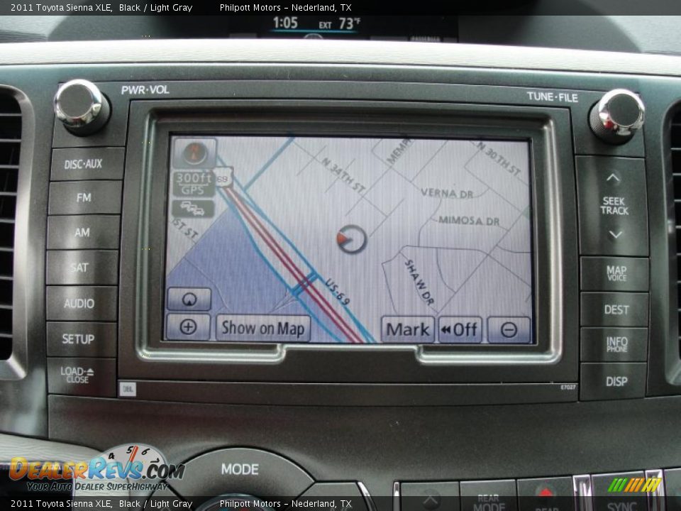 Navigation of 2011 Toyota Sienna XLE Photo #36