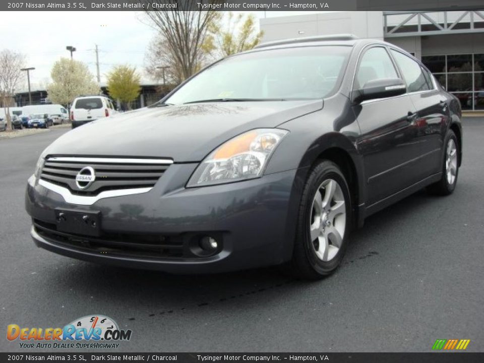 2007 Nissan Altima 3.5 SL Dark Slate Metallic / Charcoal Photo #1