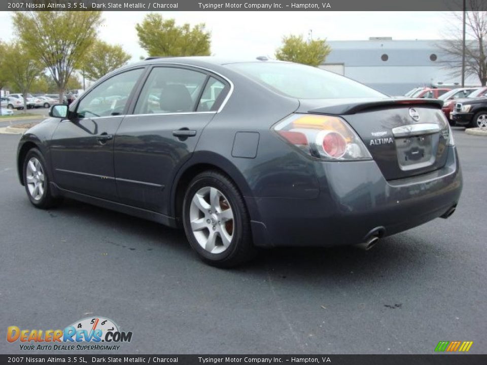 2007 Nissan Altima 3.5 SL Dark Slate Metallic / Charcoal Photo #4