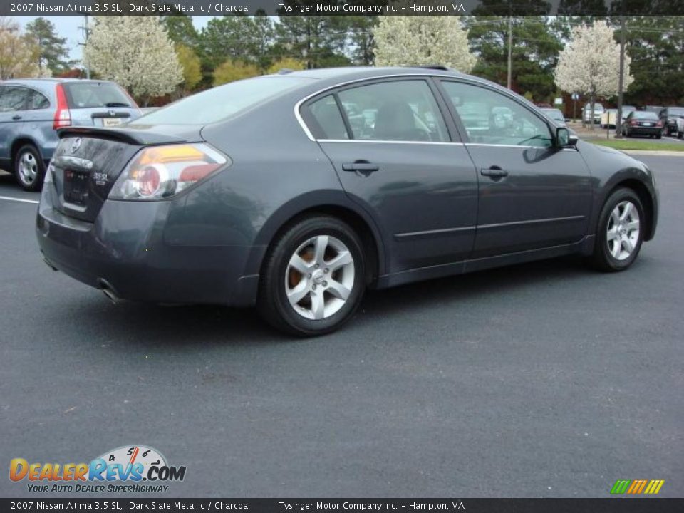 2007 Nissan Altima 3.5 SL Dark Slate Metallic / Charcoal Photo #5