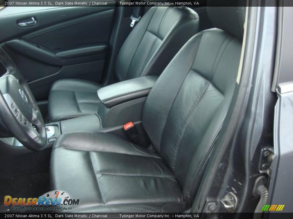 Charcoal Interior - 2007 Nissan Altima 3.5 SL Photo #9