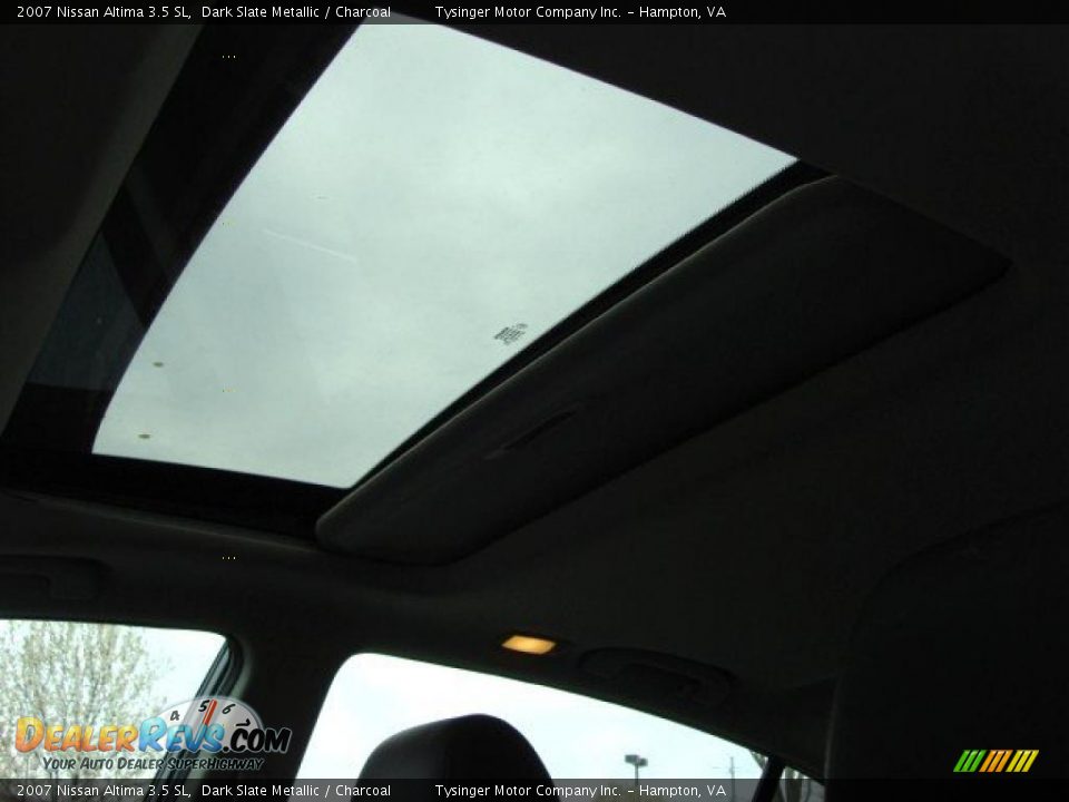 2007 Nissan Altima 3.5 SL Dark Slate Metallic / Charcoal Photo #11