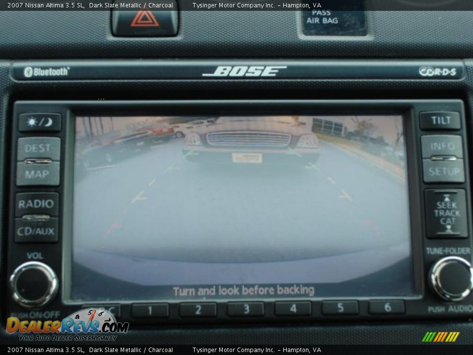 2007 Nissan Altima 3.5 SL Dark Slate Metallic / Charcoal Photo #13