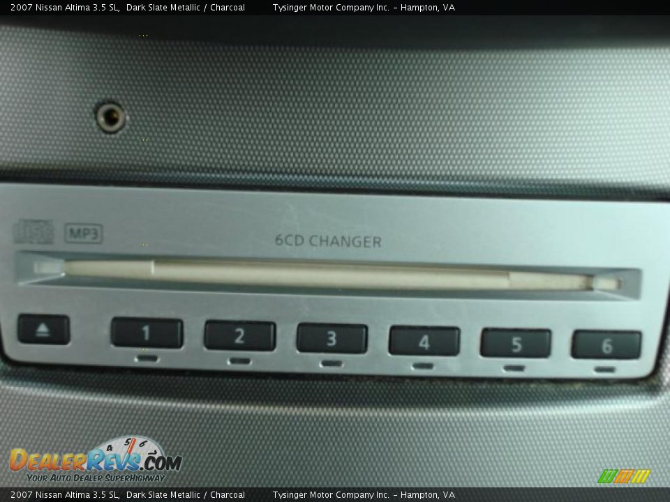 2007 Nissan Altima 3.5 SL Dark Slate Metallic / Charcoal Photo #15