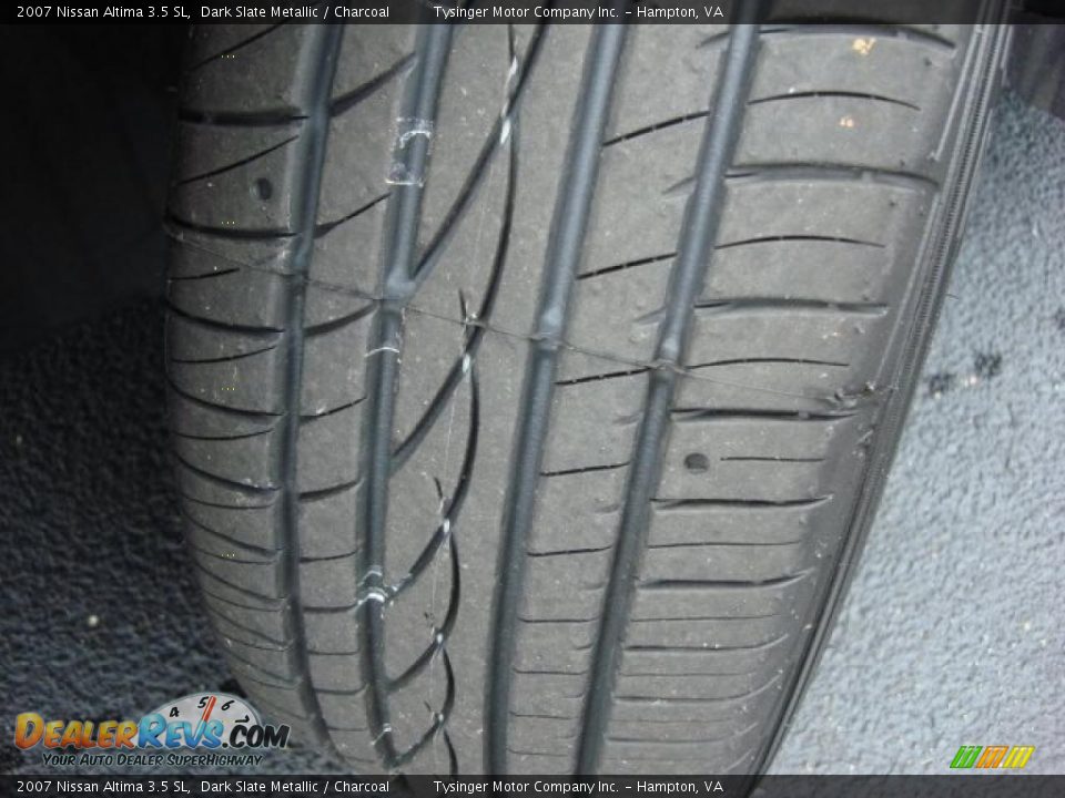 2007 Nissan Altima 3.5 SL Dark Slate Metallic / Charcoal Photo #18