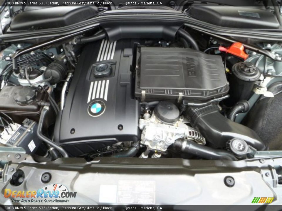2008 BMW 5 Series 535i Sedan 3.0L Twin Turbocharged DOHC 24V VVT Inline 6 Cylinder Engine Photo #22
