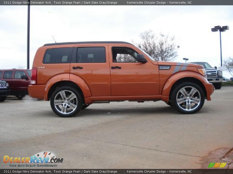 Toxic Orange Pearl 2011 Dodge Nitro Detonator 4x4 Photo #2