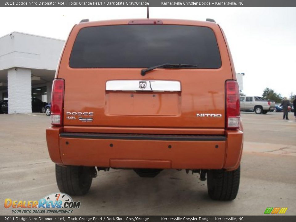 Toxic Orange Pearl 2011 Dodge Nitro Detonator 4x4 Photo #4