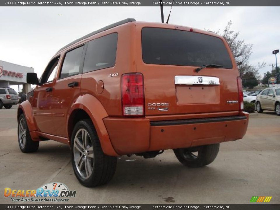 Toxic Orange Pearl 2011 Dodge Nitro Detonator 4x4 Photo #5