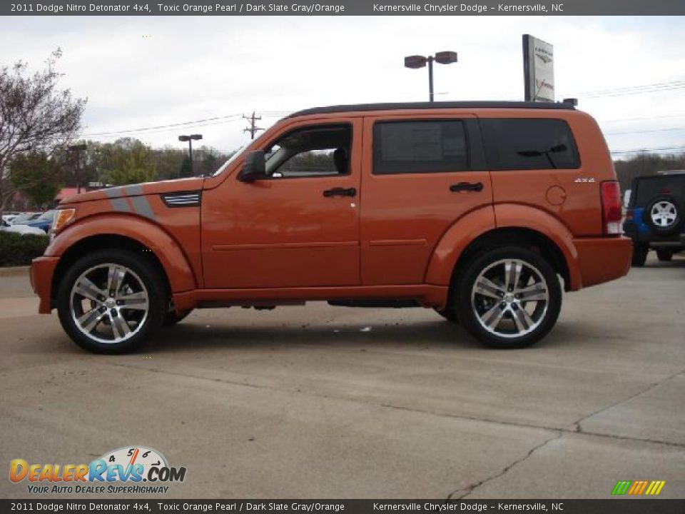 Toxic Orange Pearl 2011 Dodge Nitro Detonator 4x4 Photo #6