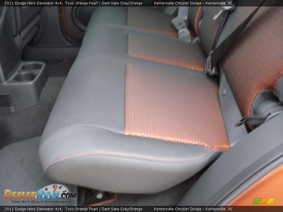 Dark Slate Gray/Orange Interior - 2011 Dodge Nitro Detonator 4x4 Photo #8