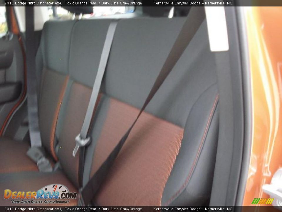 Dark Slate Gray/Orange Interior - 2011 Dodge Nitro Detonator 4x4 Photo #9