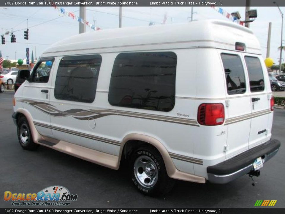 Bright White 2002 Dodge Ram Van 1500 Passenger Conversion Photo #6