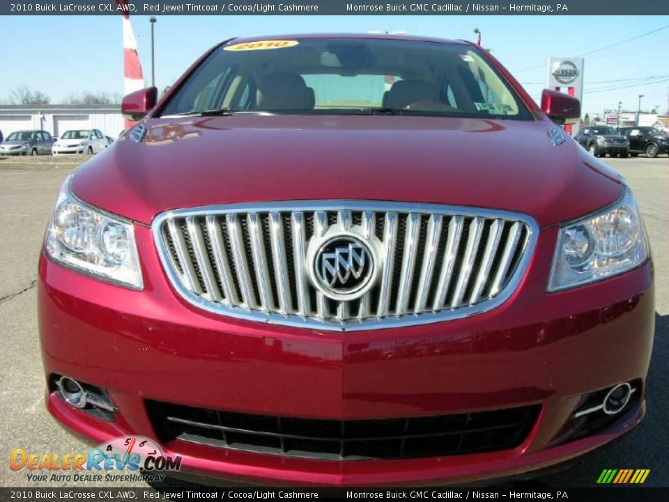 Red Jewel Tintcoat 2010 Buick LaCrosse CXL AWD Photo #2
