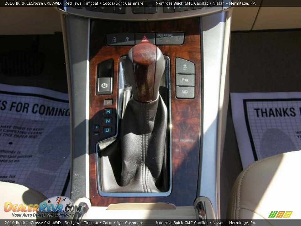 2010 Buick LaCrosse CXL AWD Shifter Photo #29