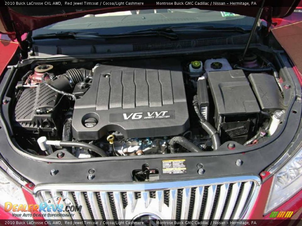 2010 Buick LaCrosse CXL AWD 3.0 Liter SIDI DOHC 24-Valve VVT V6 Engine Photo #34