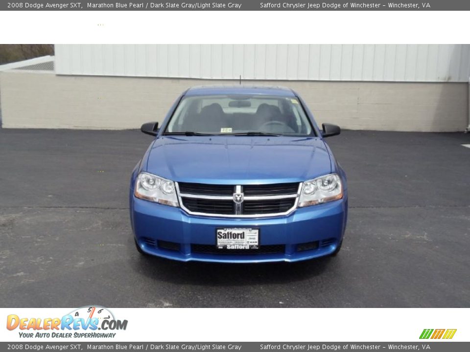 2008 Dodge Avenger SXT Marathon Blue Pearl / Dark Slate Gray/Light Slate Gray Photo #2