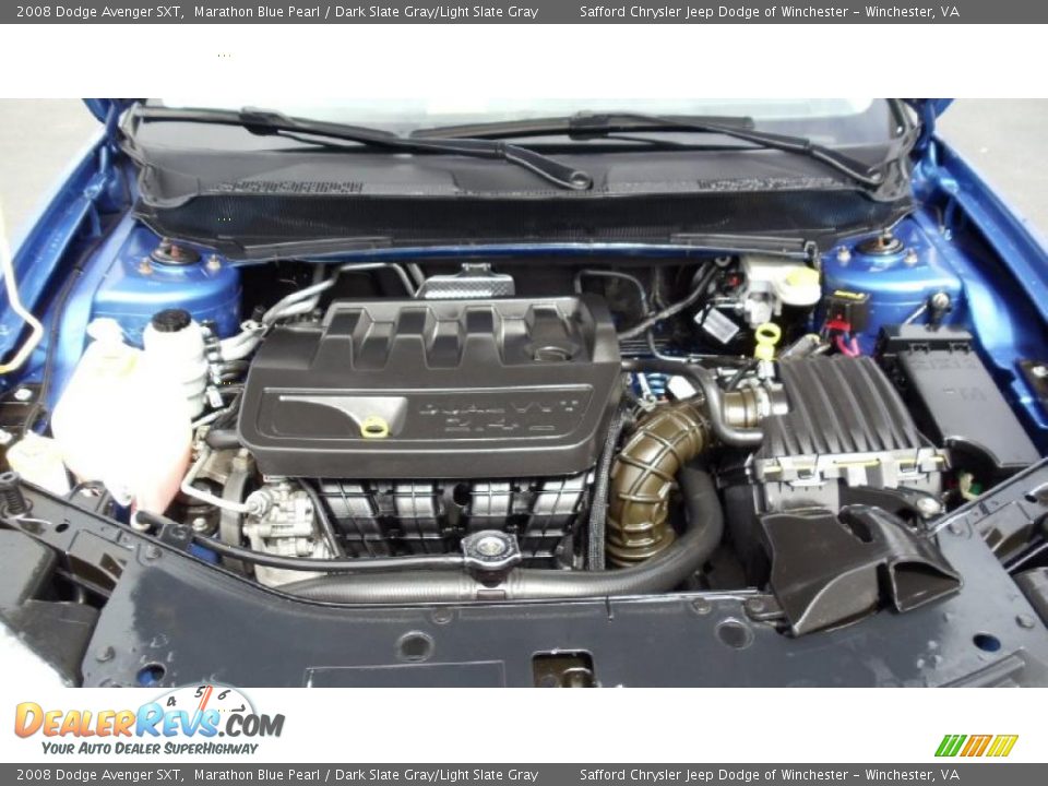 2008 Dodge Avenger SXT 2.4 Liter DOHC 16-Valve Dual VVT 4 Cylinder Engine Photo #12