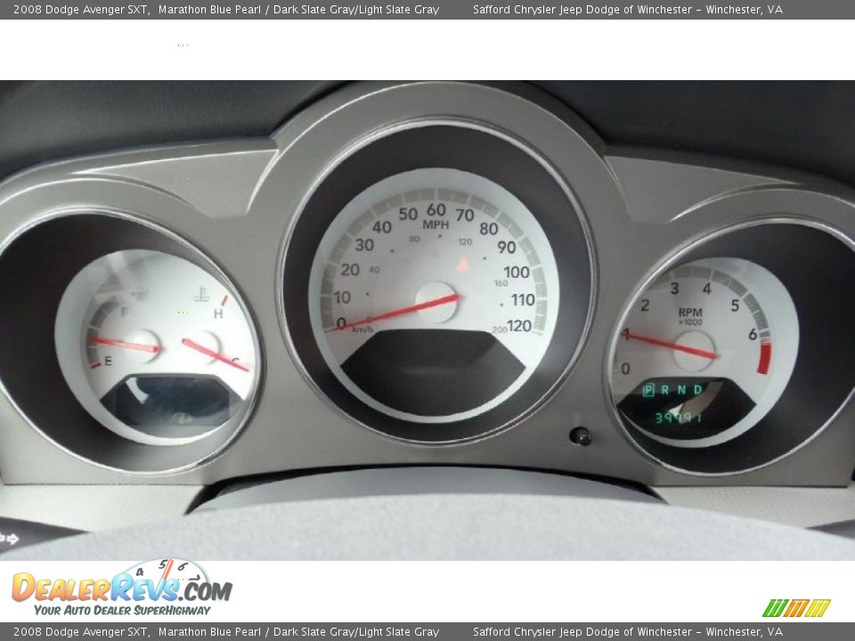 2008 Dodge Avenger SXT Gauges Photo #14