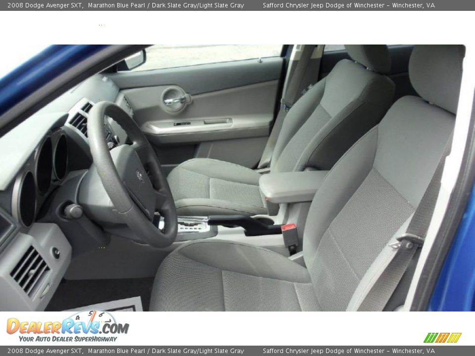 Dark Slate Gray/Light Slate Gray Interior - 2008 Dodge Avenger SXT Photo #16